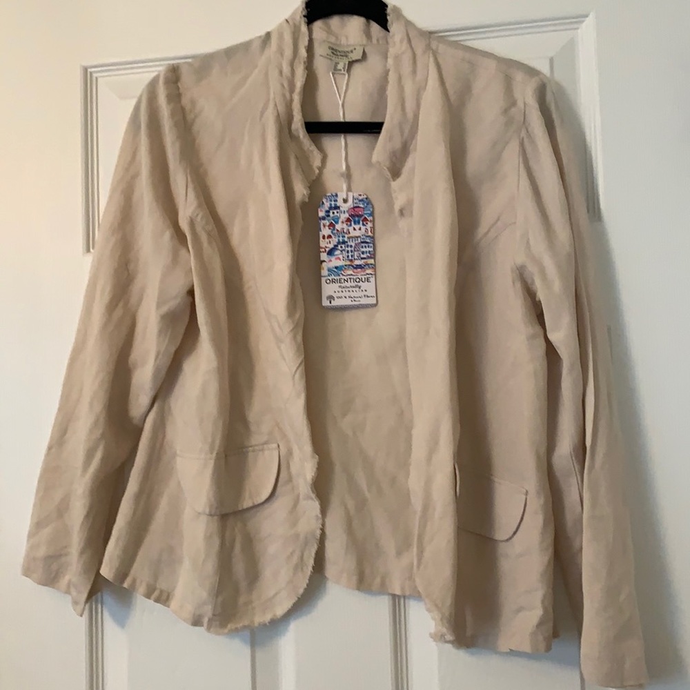 Orientique cream color jacket